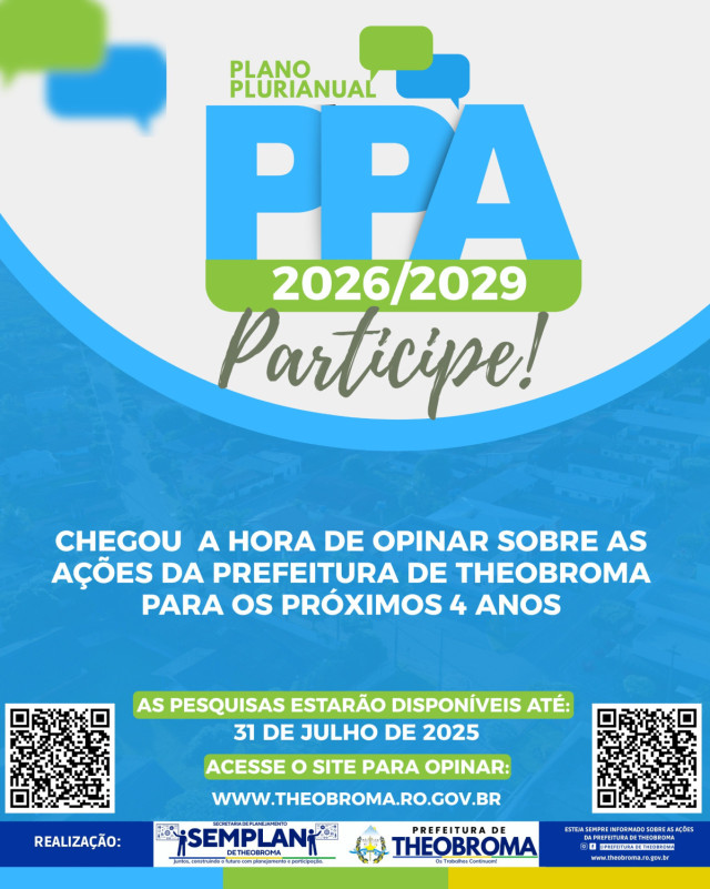PLANO PLURIANUAL - PPA